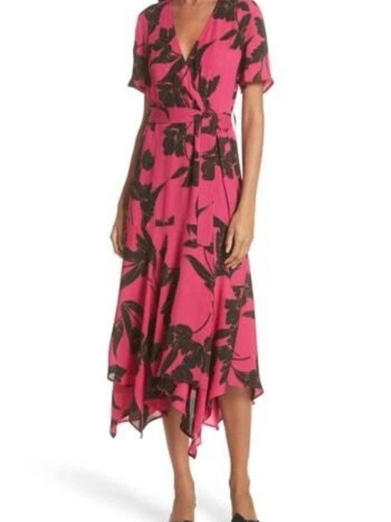A.L.C. Dresses & Skirts - A.L.C. "Cora" Silk Midi Wrap Dress
